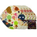 LECY ECO LIFE Mehrweg-Menstruationseinlagen Bio-Bambus-Slipeinlagen 5 Stück mit einer wasserdichten Aufbewahrungstasche Größe 7 Zoll