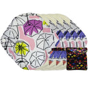 LECY ECO LIFE Mehrweg-Menstruationseinlagen Bio-Bambus-Slipeinlagen 5 Stück mit einer wasserdichten Aufbewahrungstasche Größe 7 Zoll