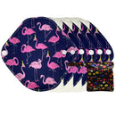 LECY ECO LIFE Mehrweg-Menstruationseinlagen Bio-Bambus-Slipeinlagen 5 Stück mit einer wasserdichten Aufbewahrungstasche Größe 7 Zoll