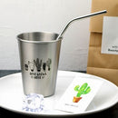 NorthernEurope Ins Industry Style 304 Edelstahl Sprühfarbe Bierbecher Kaltwasser Getränkebecher Haushalt Büro Verwendung Gurgelbecher