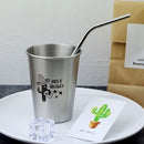 NorthernEurope Ins Industry Style 304 Edelstahl Sprühfarbe Bierbecher Kaltwasser Getränkebecher Haushalt Büro Verwendung Gurgelbecher