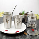 NorthernEurope Ins Industry Style 304 Edelstahl Sprühfarbe Bierbecher Kaltwasser Getränkebecher Haushalt Büro Verwendung Gurgelbecher