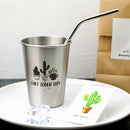 NorthernEurope Ins Industry Style 304 Edelstahl Sprühfarbe Bierbecher Kaltwasser Getränkebecher Haushalt Büro Verwendung Gurgelbecher