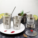 NorthernEurope Ins Industry Style 304 Edelstahl Sprühfarbe Bierbecher Kaltwasser Getränkebecher Haushalt Büro Verwendung Gurgelbecher