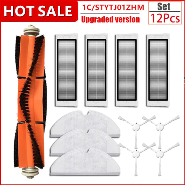 Hepa Filter Main Side Brush Mop Tuch für Xiaomi Mijia 1C / STYTJ01ZHM T1 Dreame F9 Robotic Staubsauger Zubehör