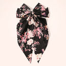 Neue Frauen große Schleife Haarnadel Sommer Chiffon großen Bowknot Fleck Schleife Haarspangen Frauen einfarbig Pferdeschwanz Clip Haarschmuck