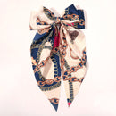 Neue Frauen große Schleife Haarnadel Sommer Chiffon großen Bowknot Fleck Schleife Haarspangen Frauen einfarbig Pferdeschwanz Clip Haarschmuck