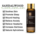 10 ml Lavendel, Eukalyptus, reine ätherische Öle, Rose, Zitrone, Jasmin, Vanille, Minze, Sandelholz, Bergamotte, Teebaum, Diffusor-Aromaöl