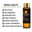 10 ml Lavendel, Eukalyptus, reine ätherische Öle, Rose, Zitrone, Jasmin, Vanille, Minze, Sandelholz, Bergamotte, Teebaum, Diffusor-Aromaöl