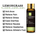 10 ml Lavendel, Eukalyptus, reine ätherische Öle, Rose, Zitrone, Jasmin, Vanille, Minze, Sandelholz, Bergamotte, Teebaum, Diffusor-Aromaöl