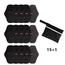 15 Uds Vagina Higiene Beauty Health Culotte Menstruelle Coletor Menstrual Absorvente Menstrual Pad reutilizable bolsa de almohadilla sanitaria