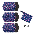 15 Uds Vagina Higiene Beauty Health Culotte Menstruelle Coletor Menstrual Absorvente Menstrual Pad reutilizable bolsa de almohadilla sanitaria