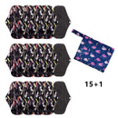 15 Uds Vagina Higiene Beauty Health Culotte Menstruelle Coletor Menstrual Absorvente Menstrual Pad reutilizable bolsa de almohadilla sanitaria