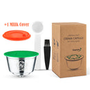 ICAfilas3rd Wiederverwendbare Dolce Gusto Kaffeekapsel 3. Nachfüllbare Dolce Gusto Kaffeekapsel aus Kunststoff Passend für Nescafe-Kaffeemaschine