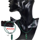 Mix Kristallstein Opal Malachit Lapis Grün Howlith Stein Onyx Rosenrosa Quarz Karneol Facettierte Perle Twining Anhänger 1PCS