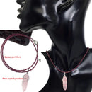 Mix Kristallstein Opal Malachit Lapis Grün Howlith Stein Onyx Rosenrosa Quarz Karneol Facettierte Perle Twining Anhänger 1PCS