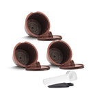 icafilas Wiederverwendbare Kaffeekapsel Nescafe Dolce Gusto Filter mit Mesh Dolci Gusto Pod Cup für Kaffeemaschinenwerkzeug Tamper