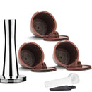 icafilas Wiederverwendbare Kaffeekapsel Nescafe Dolce Gusto Filter mit Mesh Dolci Gusto Pod Cup für Kaffeemaschinenwerkzeug Tamper