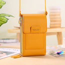 Frauen Taschen Weiche Leder Geldbörsen Touchscreen Handy Geldbörse Crossbody Schultergurt Handtasche für Frauen Günstige Damentaschen