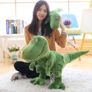 1 unid 40-100 cm nuevo dinosaurio juguetes de peluche tiranosaurio de dibujos animados lindo juguete de peluche muñecas para niños niños regalo de cumpleaños