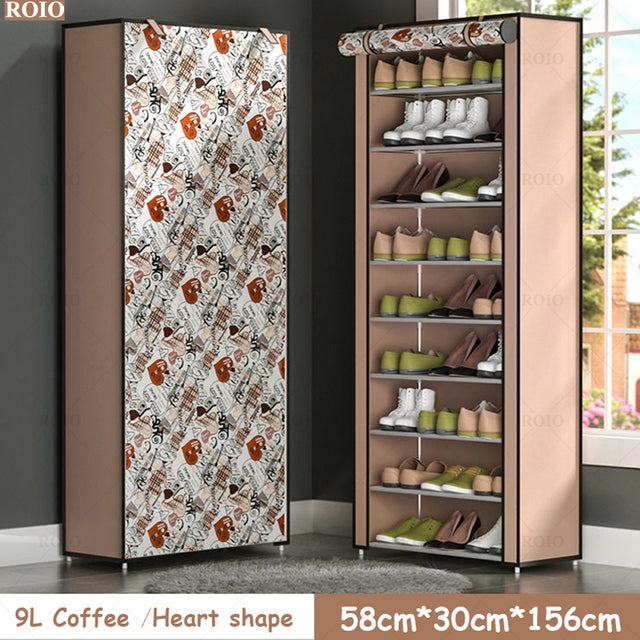 Multi-layer Simple Shoe Rack Entryway Space-saving Shoe Organizer Easy to Install Shoes Shelf Home Dorm Furniture Shoe Cabinet