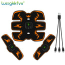 EMS Wireless Muscle Stimulator Trainer Smart Fitness Abdominal Training Electric Weight Loss Stickers Body Slimming Massager
