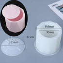 Aufbewahrungsbox, Silikonform, rund, gestreift, Kerzenglas, Design, DIY, Aroma, Gips, Epoxid, Beton, Zement, Ton, Heimdekoration