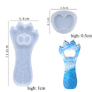 Molde de bandeja para copas de vino en forma de luna, moldes de silicona para candelabros, molde de resina epoxi de cristal DIY, molde de fundición de arcilla cerámica para decoración del hogar