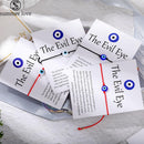Klassisches Amulett Evil Nazar Eye Charm Armband Rot Schwarz Schnur Seil Geflochtene Freundschaftsarmbänder für Frauen Statement Schmuck