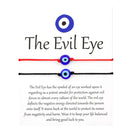 Klassisches Amulett Evil Nazar Eye Charm Armband Rot Schwarz Schnur Seil Geflochtene Freundschaftsarmbänder für Frauen Statement Schmuck