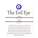Klassisches Amulett Evil Nazar Eye Charm Armband Rot Schwarz Schnur Seil Geflochtene Freundschaftsarmbänder für Frauen Statement Schmuck