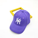 Frühling Sommer Kind Brief Stickerei Outdoor Freizeit Sonne Baseballmütze Junge Mädchen Baumwolle Atmungsaktiv Einfarbig Verstellbare Kappe