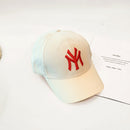 Frühling Sommer Kind Brief Stickerei Outdoor Freizeit Sonne Baseballmütze Junge Mädchen Baumwolle Atmungsaktiv Einfarbig Verstellbare Kappe