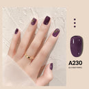 MAYCHAO 7,3 ml Summer Pudding Gel Nagellack Transparent Jelly Polish Top Coat Soak Off UV Gel Art Nagellack Semi Permanent