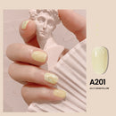 MAYCHAO 7,3 ml Summer Pudding Gel Nagellack Transparent Jelly Polish Top Coat Soak Off UV Gel Art Nagellack Semi Permanent