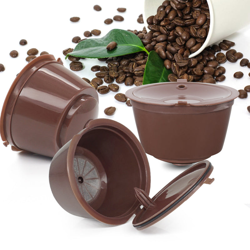 Nachfüllbarer Kaffeetassenfilter Kaffeemaschinen-Adapterkapsel Wiederverwendbarer Kaffeetassenhalter Pod-Sieb für Nescafe Dolce Gusto Cafe