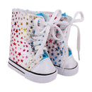 Zapatos de muñeca de 7cm, botas para muñecas, Panda de nieve de peluche para muñecas americanas de 18 pulgadas y 43Cm, accesorios para bebés recién nacidos, juguete para regalo para niñas de nuestra generación