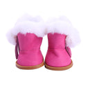 Zapatos de muñeca de 7cm, botas para muñecas, Panda de nieve de peluche para muñecas americanas de 18 pulgadas y 43Cm, accesorios para bebés recién nacidos, juguete para regalo para niñas de nuestra generación