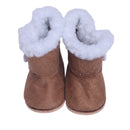 Zapatos de muñeca de 7cm, botas para muñecas, Panda de nieve de peluche para muñecas americanas de 18 pulgadas y 43Cm, accesorios para bebés recién nacidos, juguete para regalo para niñas de nuestra generación