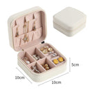 Mini Schmuck Vitrine Ring Box Schrank Armoire Tragbarer Organizer Fall Reiseaufbewahrung Joyeros Organizador De Joyas
