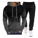 Herren Set Hoodie Sets Herren Trainingsanzug Sportswear Hoodies + Jogginghose 2 Stück Herbst Winter Herren Warme Kleidung Pullover Sweatshirts