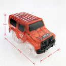 Magical Tracks LED Light Electronics Car Tracks Spielzeugteile 5 Bunte Lichter Kinderspielzeug Für Puzzle Spielzeug Auto Geburtstagsgeschenke