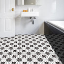 10 Uds. Pegatinas autoadhesivas para suelo de baño, cocina y dormitorio, resistentes al desgaste, impermeables, antideslizantes, pegatinas para azulejos de baño