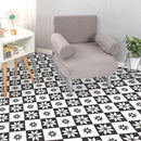 10 Uds. Pegatinas autoadhesivas para suelo de baño, cocina y dormitorio, resistentes al desgaste, impermeables, antideslizantes, pegatinas para azulejos de baño