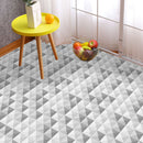 10 Uds. Pegatinas autoadhesivas para suelo de baño, cocina y dormitorio, resistentes al desgaste, impermeables, antideslizantes, pegatinas para azulejos de baño