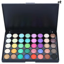 40 Farben Lidschatten-Palette Matte Glitter Lidschatten Wasserdicht Langlebige Make-up-Palette Shimmer Paleta De Sombras Maquiagem