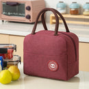 Tragbare Lunchtasche Lunchbox Thermoisolierte Tragetasche aus Segeltuch Kinder Schule Bento Tragbarer Abendessenbehälter Picknick Lebensmittelaufbewahrung