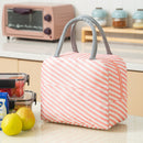 Tragbare Lunchtasche Lunchbox Thermoisolierte Tragetasche aus Segeltuch Kinder Schule Bento Tragbarer Abendessenbehälter Picknick Lebensmittelaufbewahrung