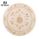 Geschnitzter Altar aus Holz, Wahrsagerei, Pendelbrett, Stern, Sonne, Mond, lasergeschnittene Scheibe, Holzsockel, Untersetzer, Wandschild, Dekoration, sechseckig, spitz