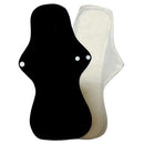 Lecy Eco Life wiederverwendbare Menstruationseinlagen für starken Blutfluss 1 Stück 13" Flamingo bedruckte Nachteinlagen, große atmungsaktive Damen-Stoffeinlagen